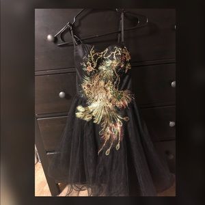 Peacock dress from ModCloth